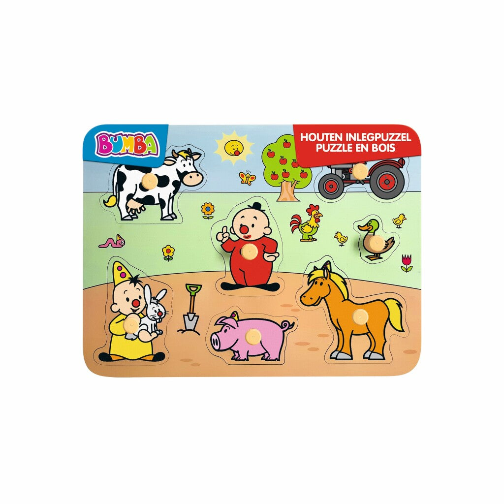 Studio 100 Shapes Puzzle Bauernhof junior Holz 7 Teile