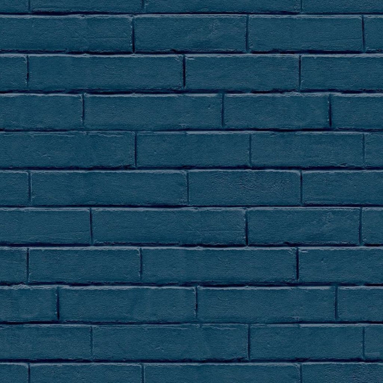 Noordwand Noordwand Tapete gute Stimmung Ziegelmauer Blau