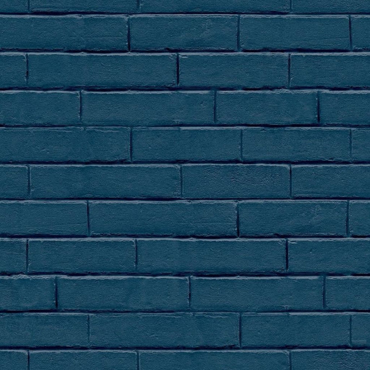 Noordwand Noordwand Tapete gute Stimmung Ziegelmauer Blau