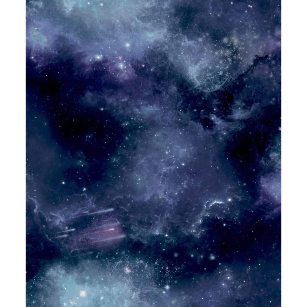 Nordwand Noordwand Tapete gute Vibes Galaxie mit Schwarz und Lila