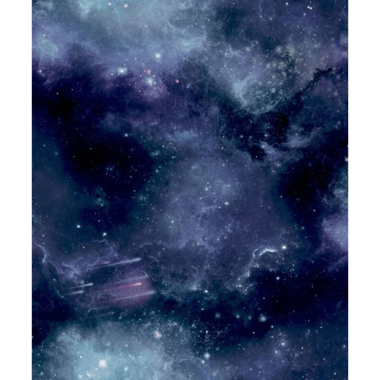 Nordwand Noordwand Tapete gute Vibes Galaxie mit Schwarz und Lila