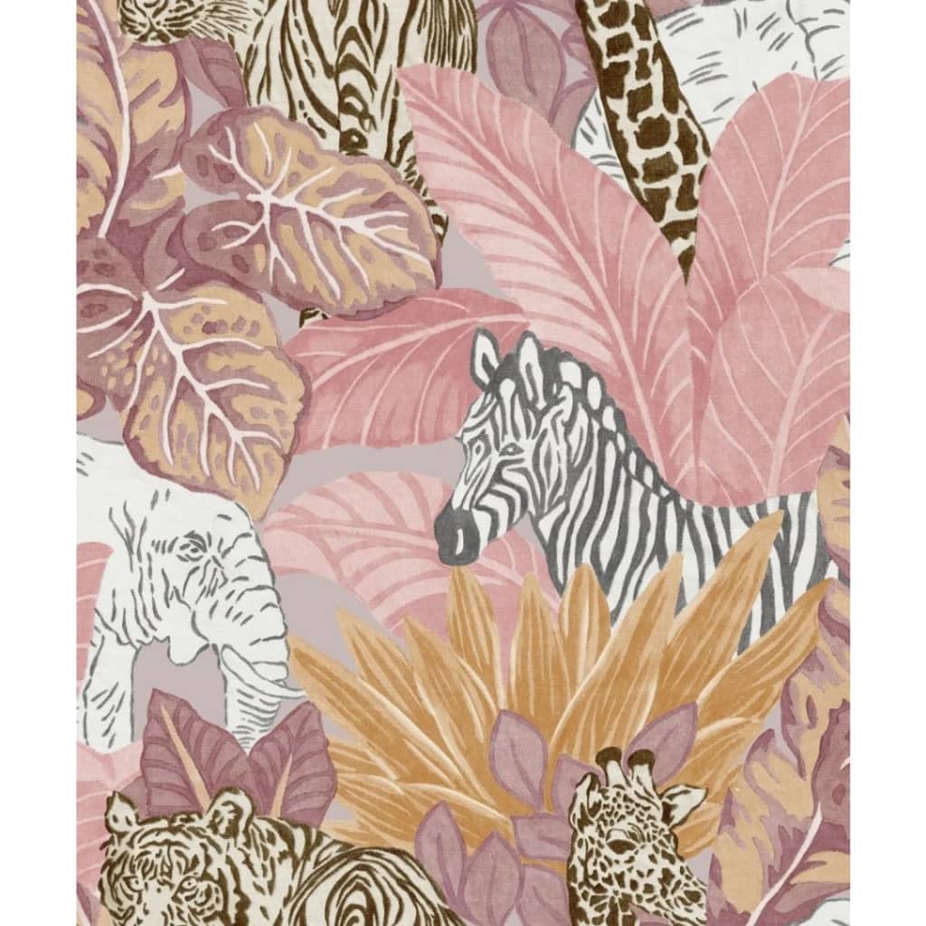 Noordwand noordwand wallpaper Good Vibes Tiere rosa und orange