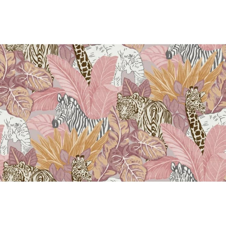 Noordwand noordwand wallpaper Good Vibes Tiere rosa und orange