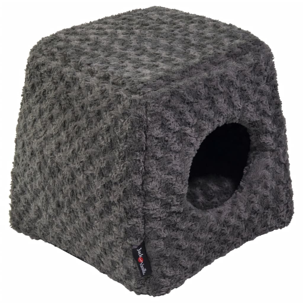 Jack und Vanille -Jack und Vanille -Haustierflasche Weiche 40x40x39 cm Rosette grau