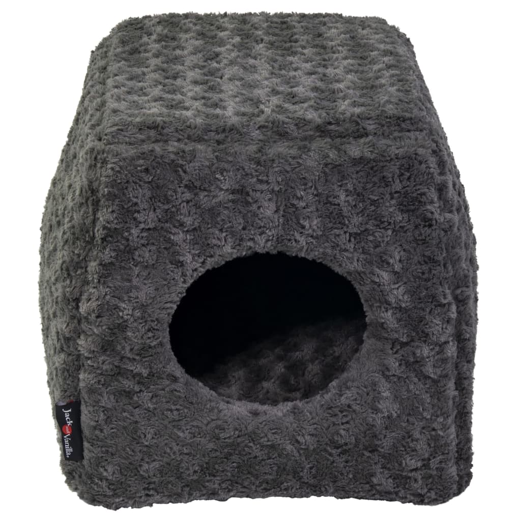 Jack und Vanille -Jack und Vanille -Haustierflasche Weiche 40x40x39 cm Rosette grau