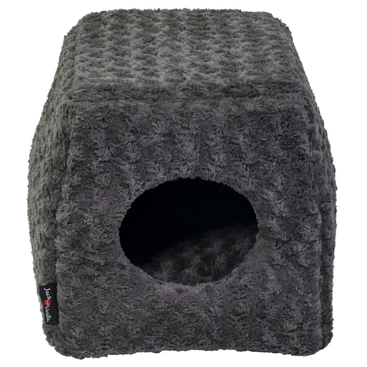 Jack und Vanille -Jack und Vanille -Haustierflasche Weiche 40x40x39 cm Rosette grau