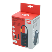 Carpoint mobiler Kompressor kompakt – USB-C wiederaufladbar – 7,4 V 60 W – einstellbare Spannung – bis zu maximal 150 psi oder 10,3 bar – Taschenlampe, Notlampen-Powerbank - afbeelding 2