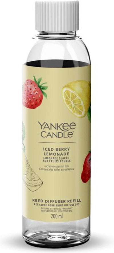 Yankee Candle – Nachfüllpackung für Duftstäbchen 200 ml – Eisbeerlimonade
