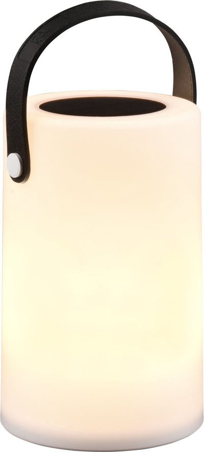 Rl lebe dein Licht Reality Garcia - Tischleuchte - weiß - inkl. 1x SMD 0,1W - Solar - wiederaufladbar - Solarenergie - kabellos - Außenbeleuchtung - IP44