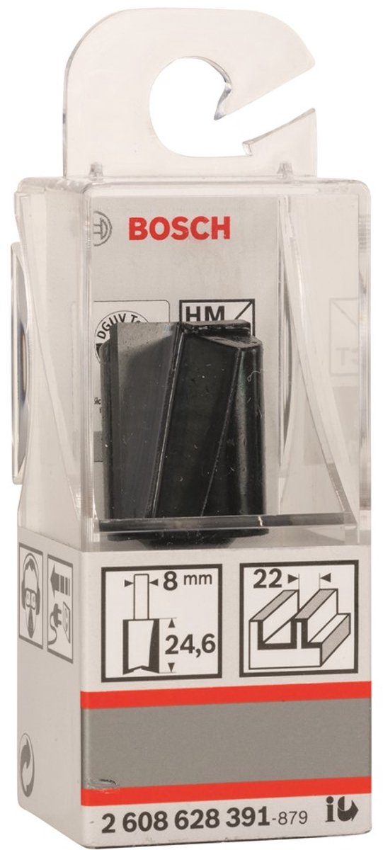Bosch - Schaftfräser 8 mm, D1 22 mm, L 25 mm, G 56 mm