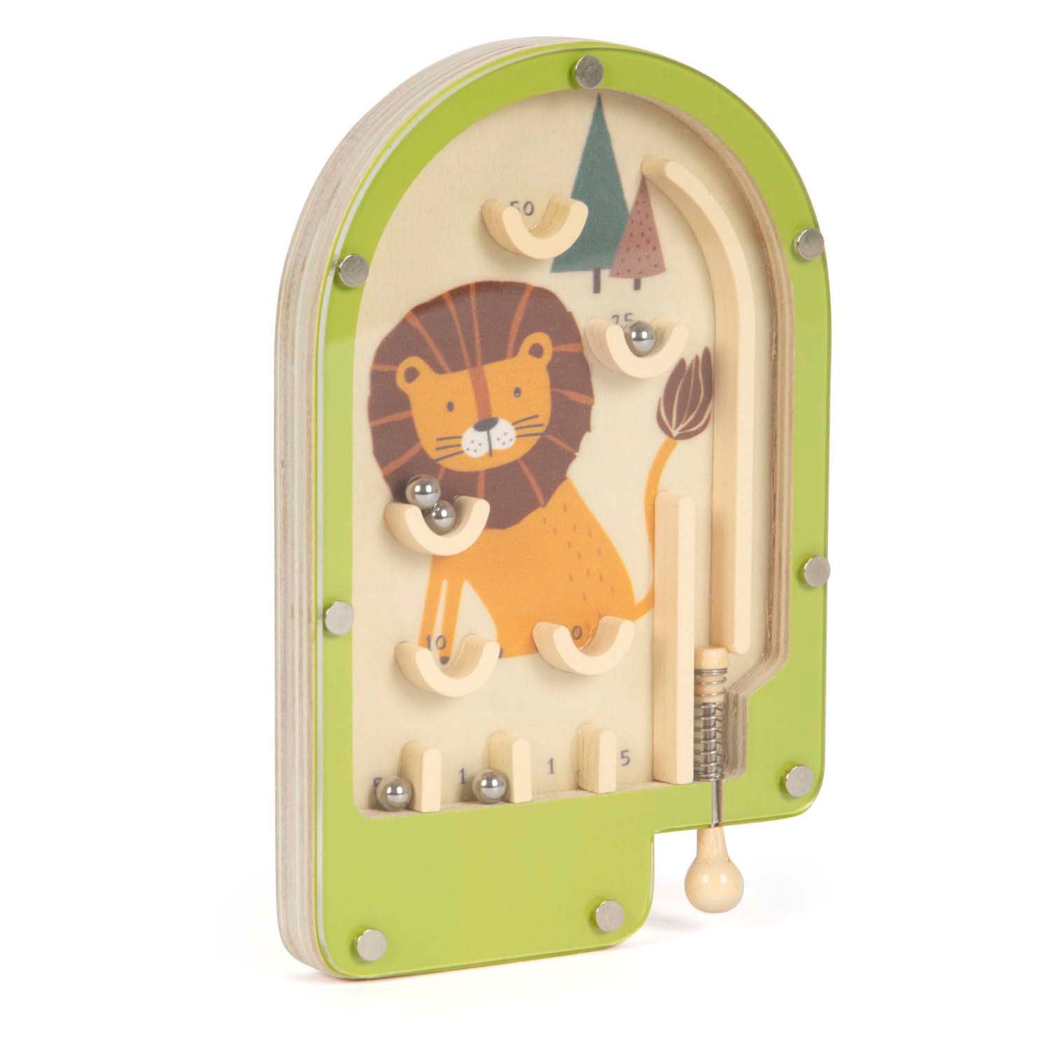 Kleiner Fuß Holz Mini Flipper Game Lion