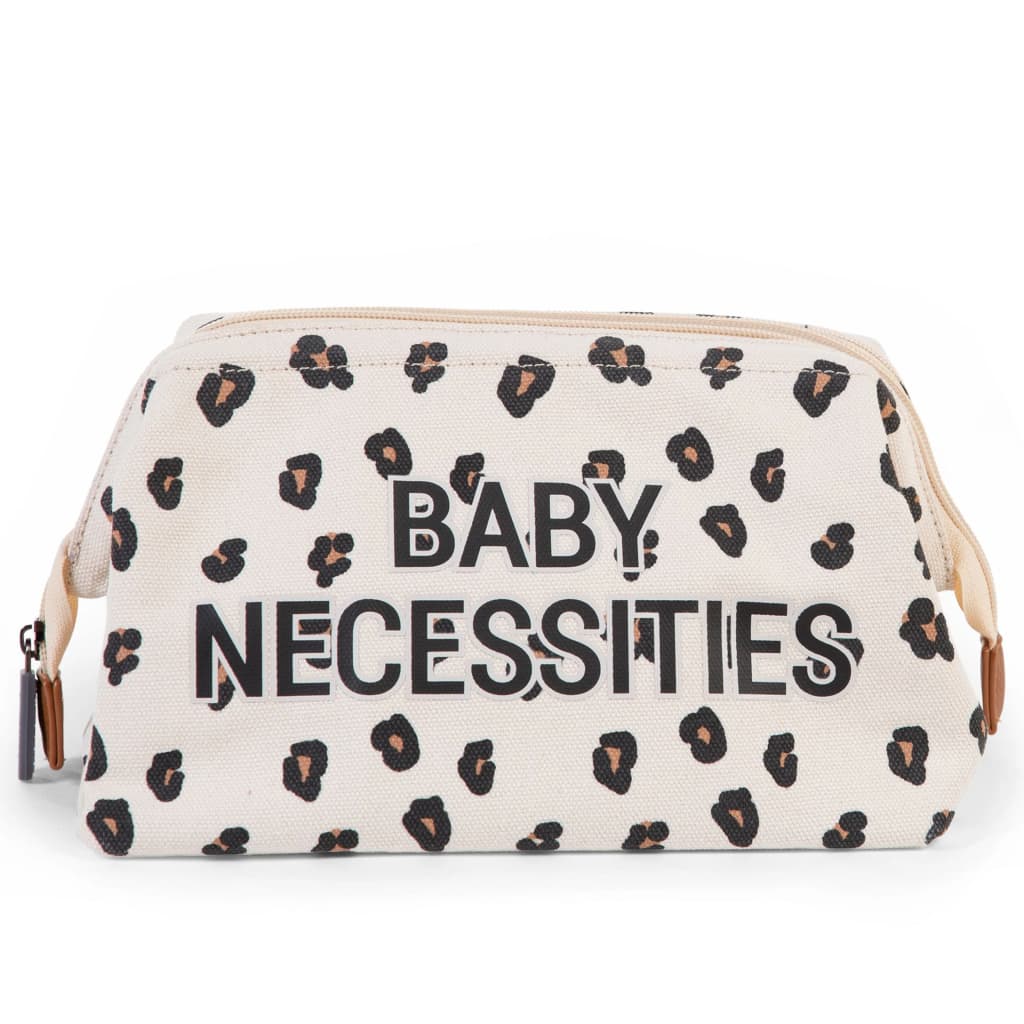 Childhome Childhome Toilettenbeutel Baby Necials Leopardenmuster