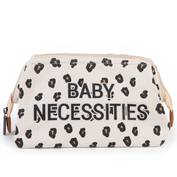 Childhome Childhome Toilettenbeutel Baby Necials Leopardenmuster