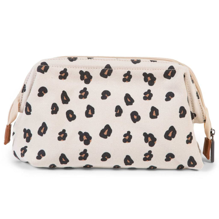 Childhome Childhome Toilettenbeutel Baby Necials Leopardenmuster