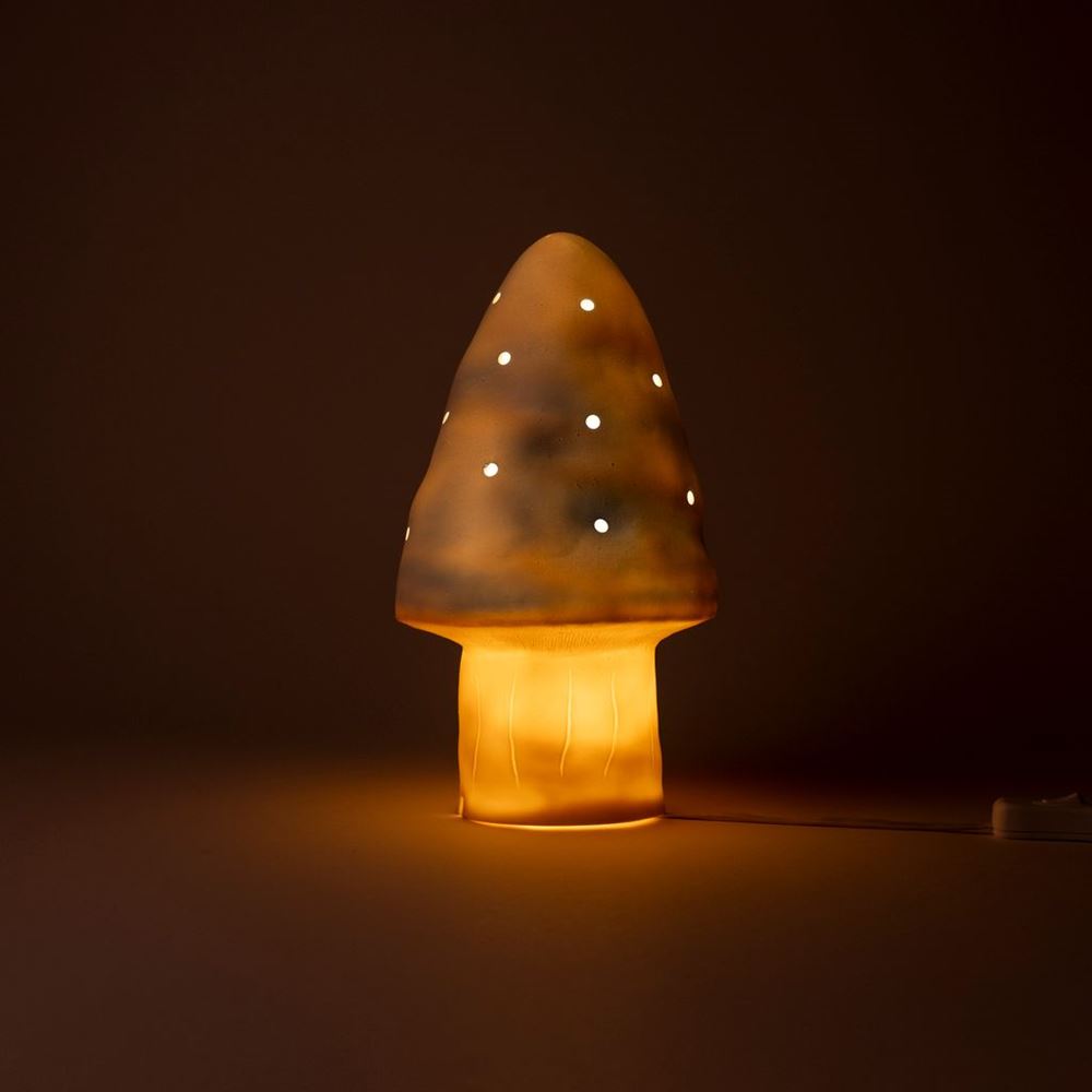 Egmont Lampenpilz blau + Dimmer.