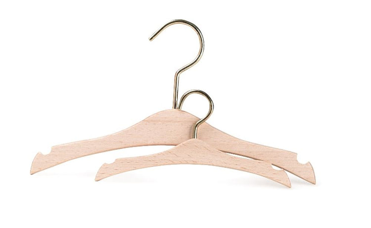 Set Kleiderbügel aus Holz 18 cm (6 Stück)