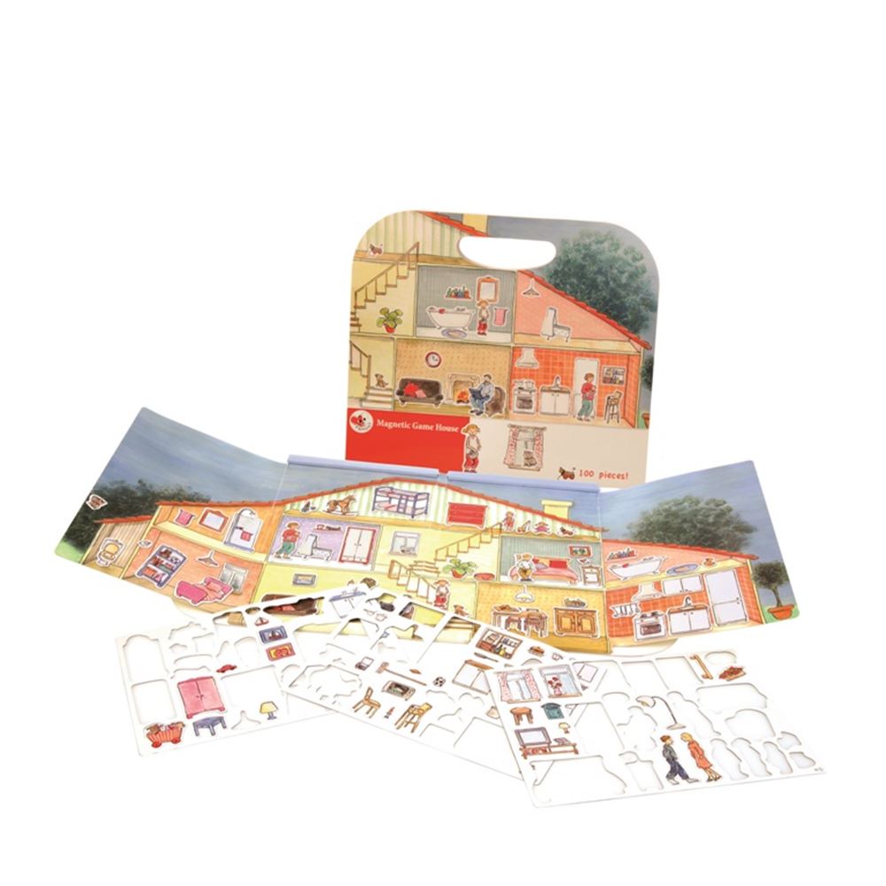 Magnetisches Spielhaus Egmont. 25x24x1 cm. 3+