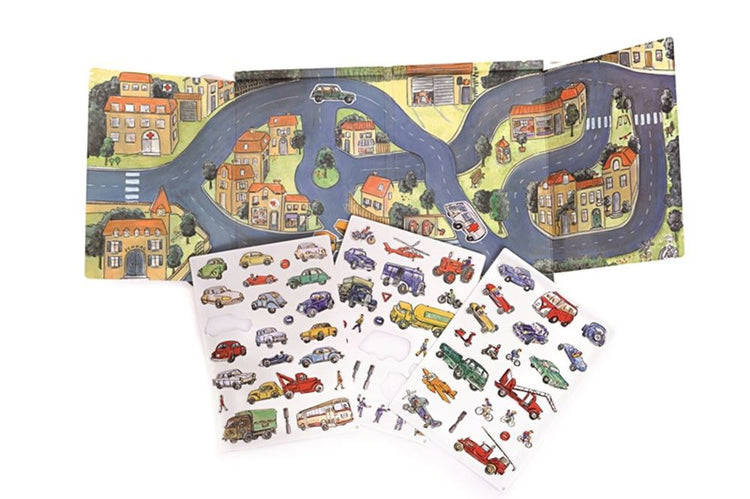 Magnetische Spielautos von Egmont. 25x24x cm. 3+