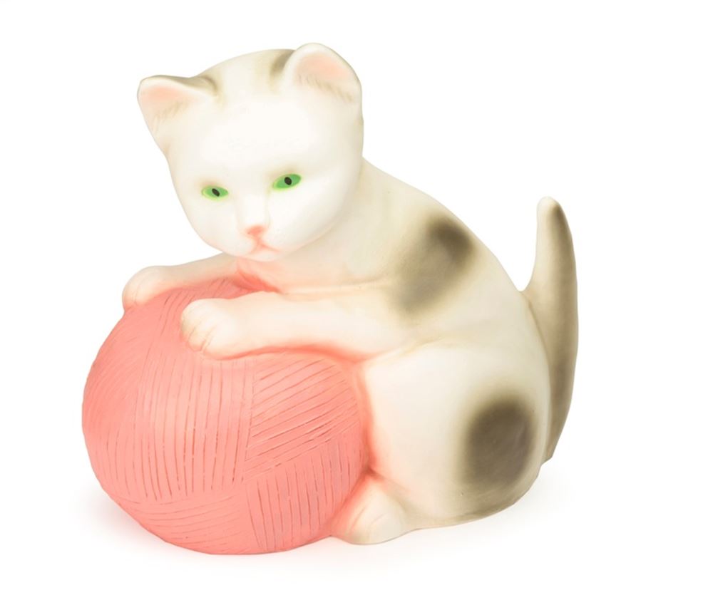 Egmont Lampenkatze mit Wollknäuel. Rosa.