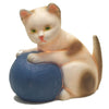 Egmont Lampe Katze mit Wollknäuel blau 24x23