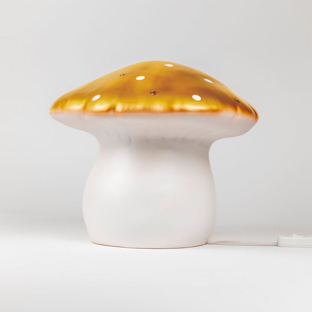 Egmont Lampenpilz Gold + Dimmer.