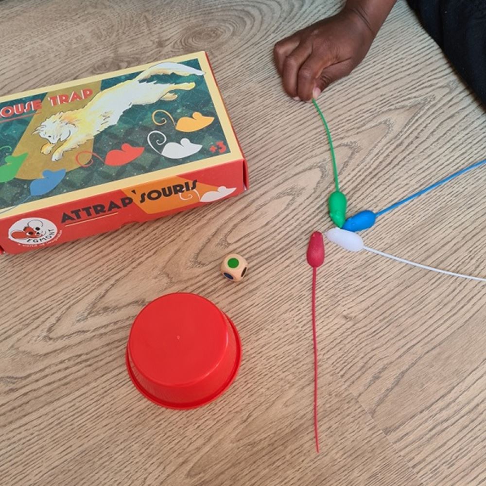 Egmont-Spiel-Mausefalle. 19x11x5cm. 3+