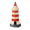 Egmont Lampe Leuchtturm rot-weiß. 17x35 cm