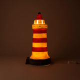 Egmont Lampe Leuchtturm rot-weiß. 17x35 cm - afbeelding 2