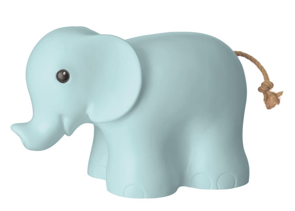 Egmont Lampe Elefant hellblau 22x32x16