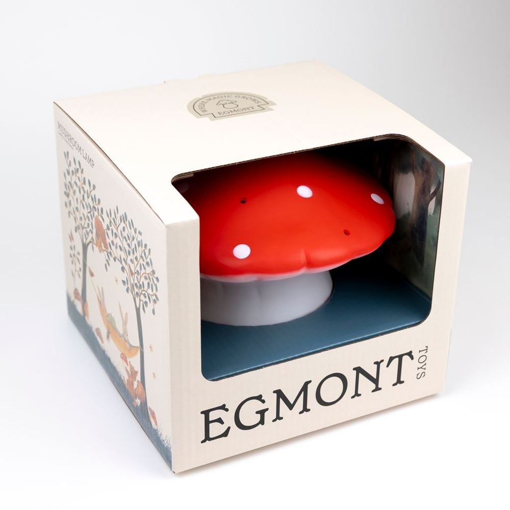 Egmont Lampenpilz rot + Dimmer.
