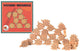 Igelspiel aus Holz. 17x17x4,5 cm. 5+