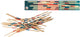 Holzmikado 76,5 x 13 x 3,5 cm. 5+