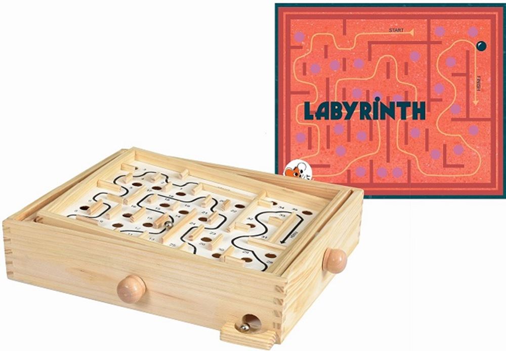 Spiel: Labyrinth. 31 x 26 x 8 cm 5+