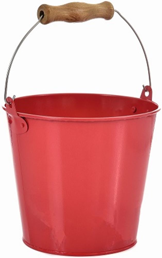 Eimer rot 15 x 14 cm. 3+