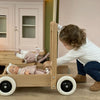 Egmont-Holzschubwagen. 54x32x50cm. 1+