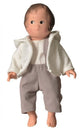 Babypuppe Gabriel. handbemalt 32 cm. 1+