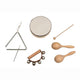 Egmont-Instrumentenset. 6 Teile.23x16x9