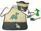 Dinosaurier-Gartenset 6-teilig. 22x22x9 cm. 3+