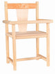 Egmont Puppenstuhl Holz. 23x18x40 cm. 3+