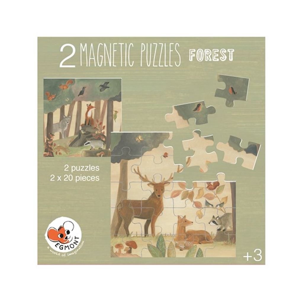Egmont Magnetpuzzle Wald. 17,5x17,5