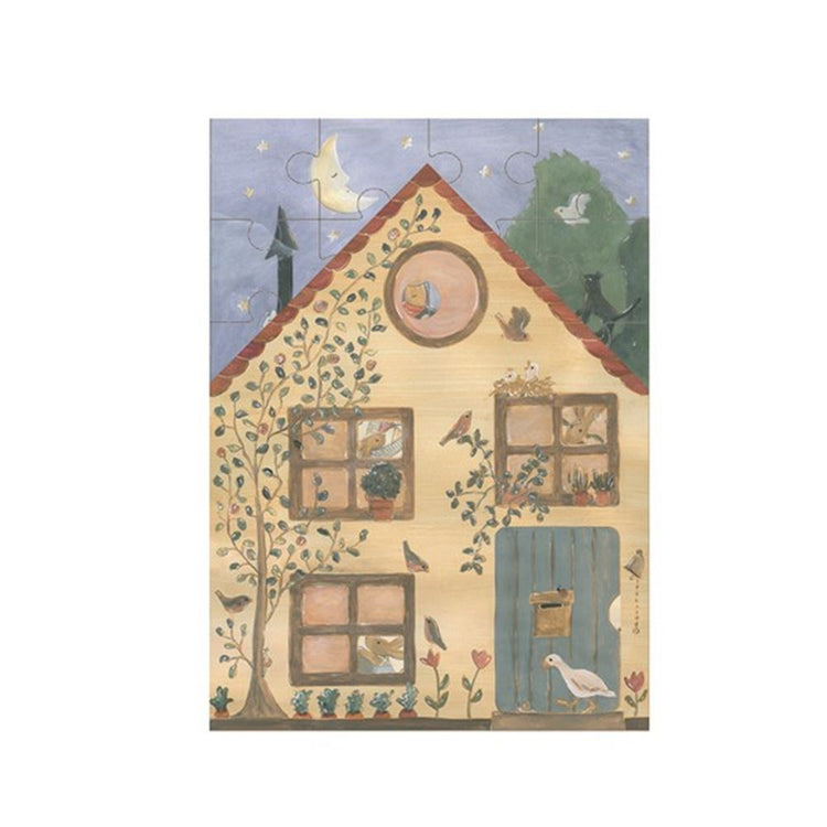 Egmont-Puzzlehaus des Kaninchens. FSC-Karton