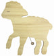 Holzwand-Spieluhr Mary. 25x25x4cm.