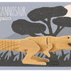 Egmont Tyranosaurier aus Holz zum Bemalen.