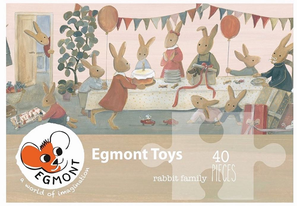 Egmont Puzzle Familie Hase. 40 Stk. fsc