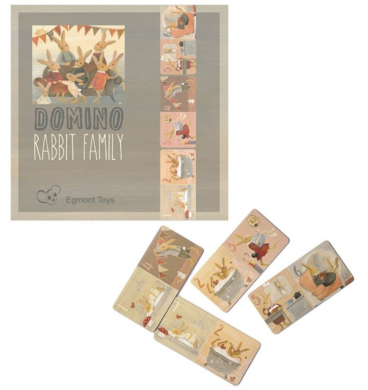 Egmont-Domino-Familienkaninchen. FSC-Karton