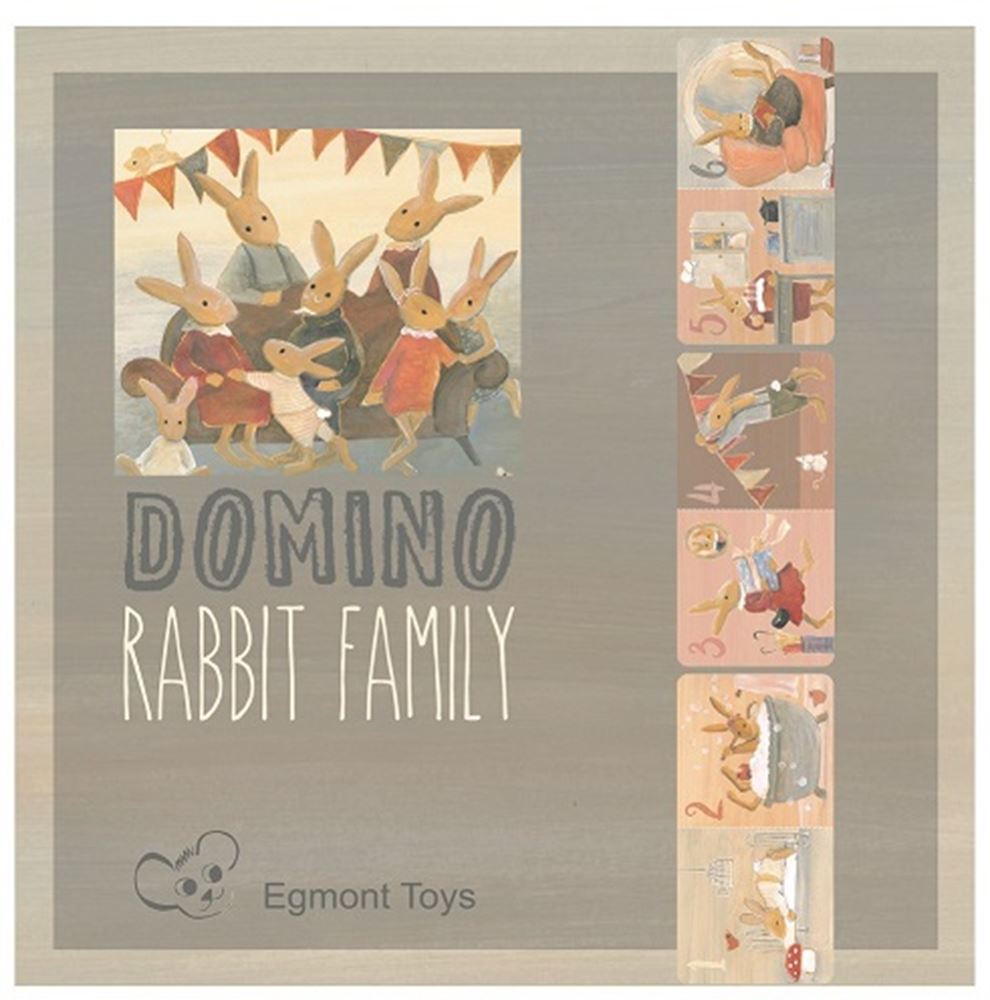 Egmont-Domino-Familienkaninchen. FSC-Karton