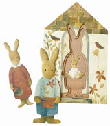Geschichtetes Puzzle-Kaninchen. FSC-Karton. 3+ - afbeelding 1