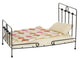 Egmont Puppenbett aus Metall mit Matratze, Kissen
