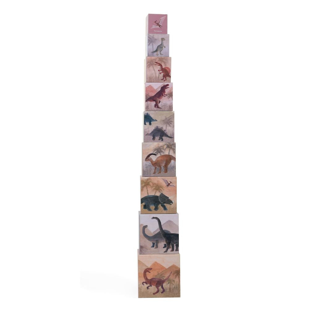1.2.3 Dinosaurier-Stapelpyramide. FSC-Karte