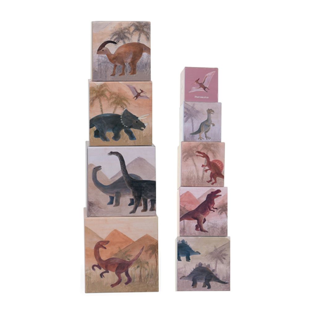 1.2.3 Dinosaurier-Stapelpyramide. FSC-Karte